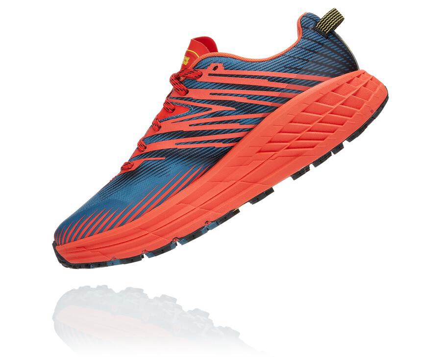 Hoka One One Trailsko Herre - Speedgoat 4 - Rød - 357106HNY